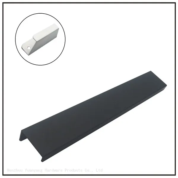 Wholesale T Bar Kitchen Custom Long Silver Black Gold Cabinets Aluminium Pull Polished Handle photo-3