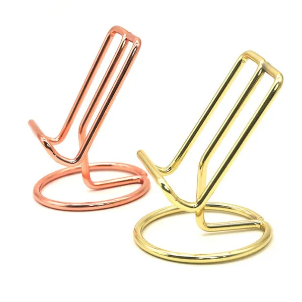 NEW Promotion Gifts Creative Ideas Crafts Metal Shaped Wire Multi-functional Mobile Phone Holder on Sale