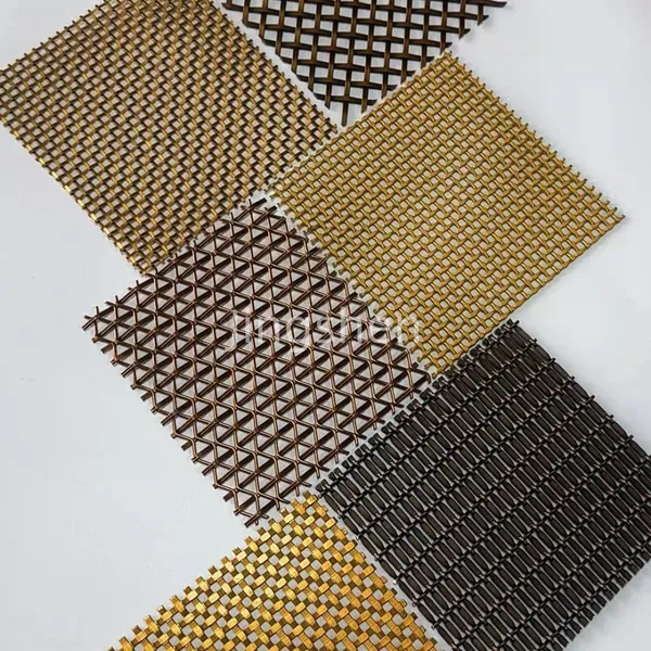 Durable New Stainless Steel Woven Decorative Mesh Patterns, Suitable for Elevator Car Decoration photo-2