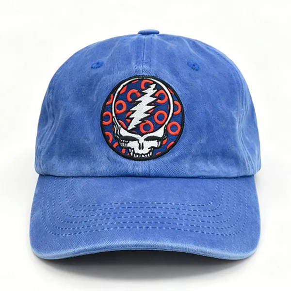 Premium 6 Panel Baseball Cap With Personalized 3D Embroidery Design photo-2