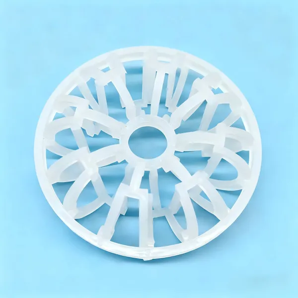 Pingxiang Daier Plastic Teller Rosette Ring Packing | DAIER Chemical Packing for Gas Scrubbing, VOC Treatment | Low Pressure Drop Mass Transfer Media