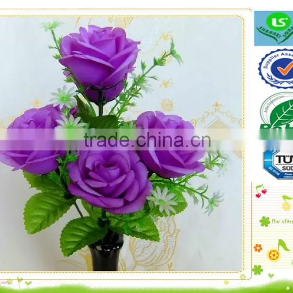 LS-015 Artificial Flowers Used for Decoration(rose,peony,narcissus,clove)