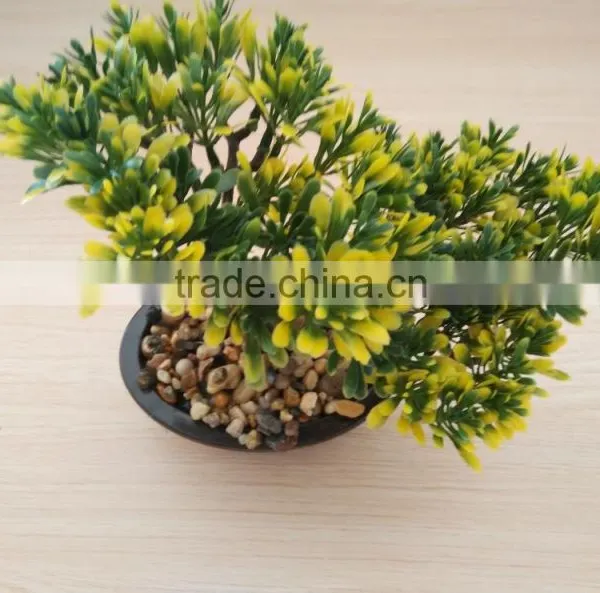 Outdoor Bonsai Rose Blossom Tree,mini Fake Agave Plant Treens photo-3