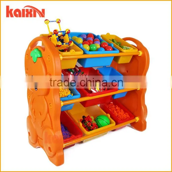 Cheap Multifunctional Plastic Toy Cabinet From Wenzhou Kaixing photo-3