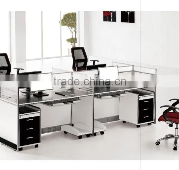 New Model Office 4 Person Workstation Partition Design (SZ-WSB347) photo-5