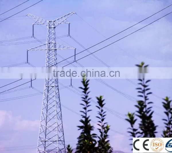 Galvanized 230kv Transmission Line Steel Tower photo-2