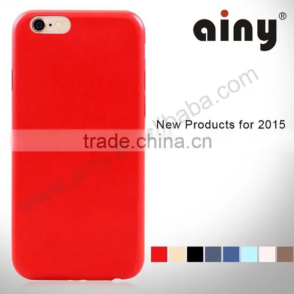 Ainy Hot Sale Slim Suede Leather Mobile Phone Case for IPhone 6