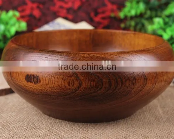 Natural Wood Tableware Wooden Bowl