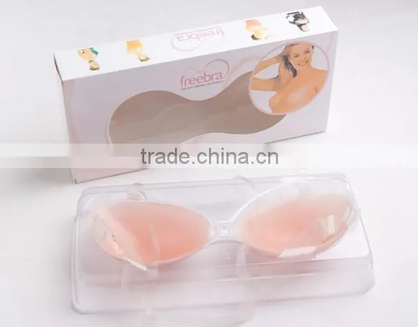 Customized Cheap Nude Ladies Sexy Fashion Seamless Bra With Clear Transparent Straps photo-2