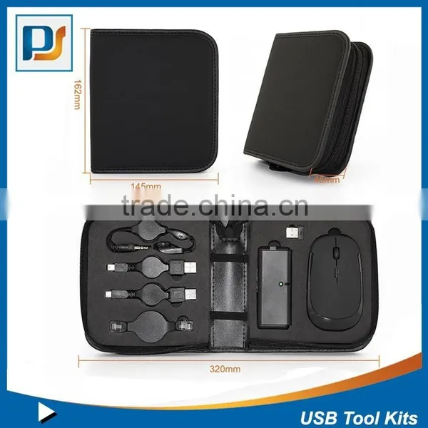 2015 Hot Selling Cheap Price Portable Mobile Charging USB Tool Kits Travel Set