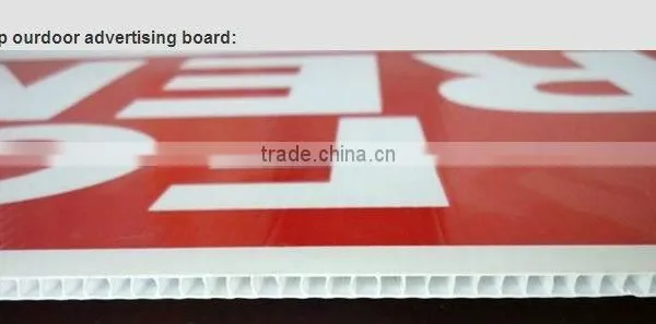 UV Stabilized PP Coroplast Board Printing