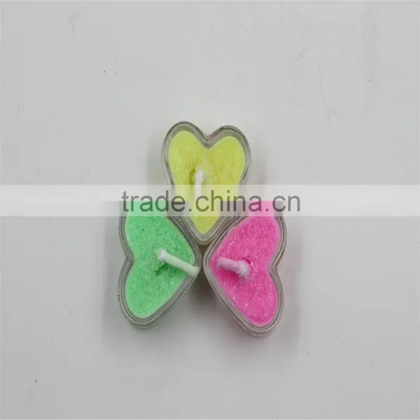 Heart Shape Color Flame Candle photo-4