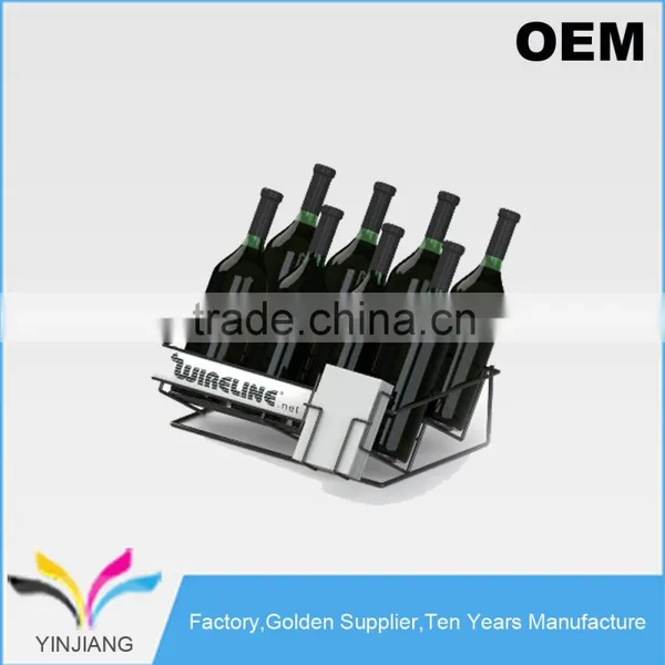 Retail Counter Wire Red Wine Glass Rack for Bottled Wine photo-3