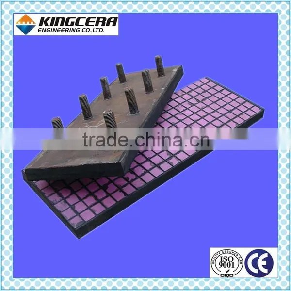 Mining Chute Ceramic Composite Rubber Lining (300*300*63mm) photo-4