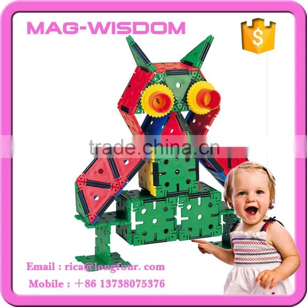 488PCS Magnetic Tiles Construction Building Toy photo-3