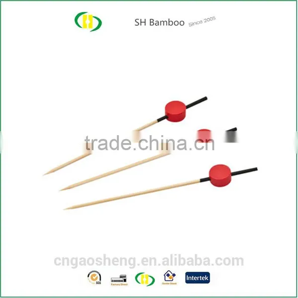 Bamboo Skewers With Red Ball