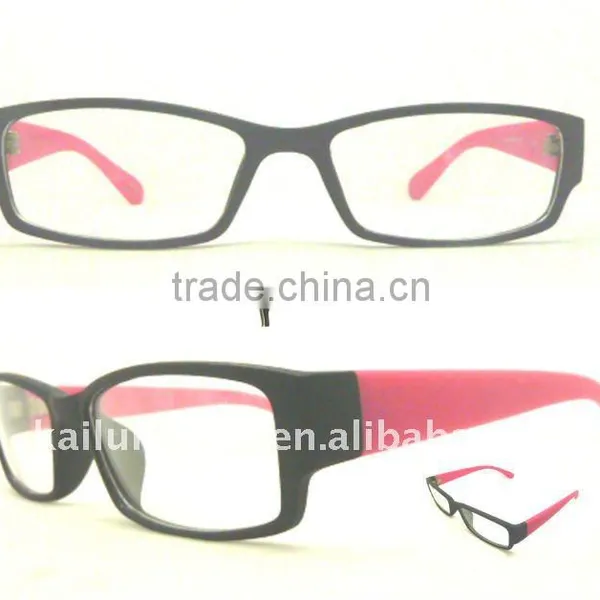 Colorful Rubber Black And Red Optic Frames On Wholesale