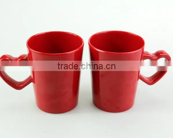 Popular Different Type Melamine Love Heart Sweet Tea Cup photo-4