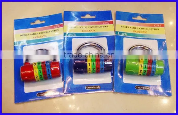 High Security Colorful 4 Digits GYM Closet Door Lock photo-3