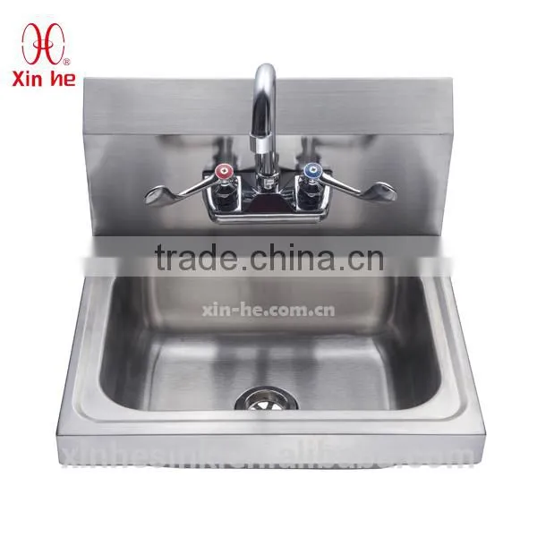 Stainless Steel Indoor or Outdoor Wall Hung Wash Basin & Bar Basin photo-3