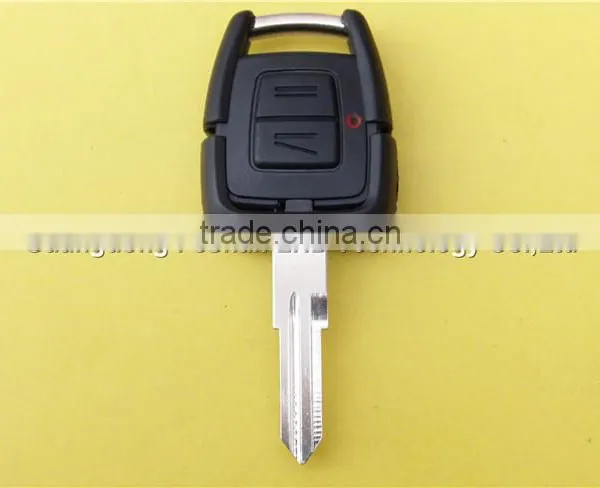 2 Buttons Remote Blank Key Shell for Opel Car With Light and Left Blade no Logo photo-2