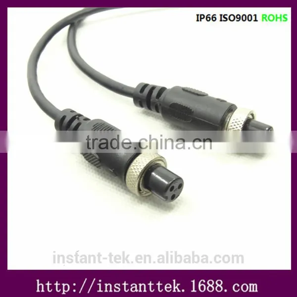 INST GX12 5pin Metal Srcew Waterproof Airplug Connector photo-2