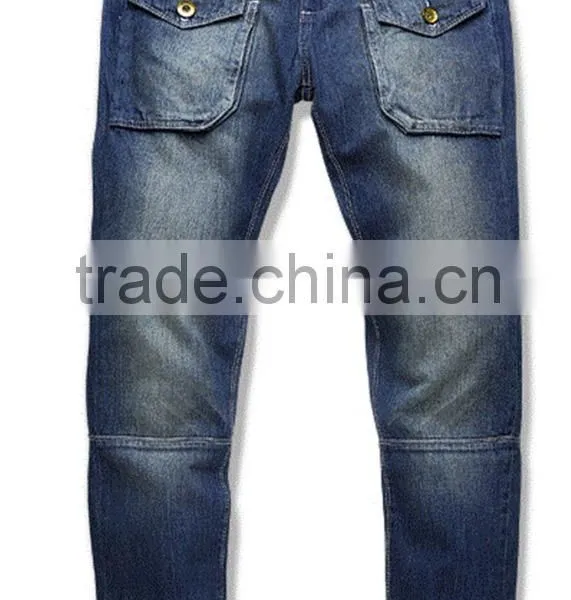2016 Wholesale mens windproof wateproof heavy cotton jeans cargo pant