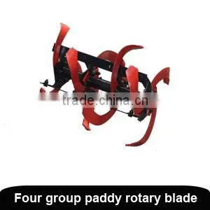 China Tennma Machinery Agrikola Tractor Rotary Plow Used in Rice Paddy Soil Mixer for Sale photo-5