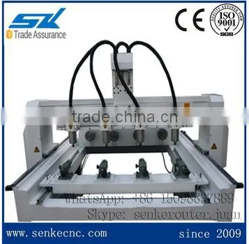 DSP Control 4 Axis Cnc Router Machine Gunstock Carving Machine 3D CNC Router photo-2