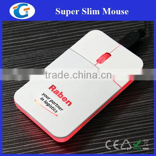 PC Laptop Wired Mini Light Up Optical Mouse With Retractable Cable photo-3