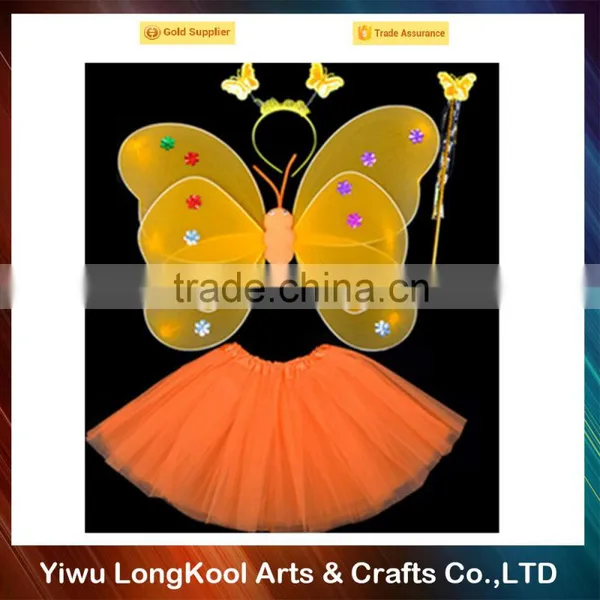 Factory Direct Sale Girls Party Wings Colorful Butterfly Wings Costume photo-3