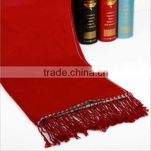 Wholesales Printed 50*185cm Luxury Red Rose Double Side 100% Silk Scarf for Women photo-2