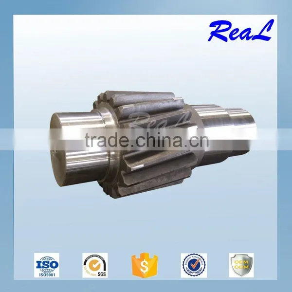 Custom Metal Forged Parts Forging Wheel Gear For Mining Machine