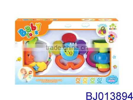 Best Christmas Baby Toy 3pcs Plastic Baby Teether Toy photo-5