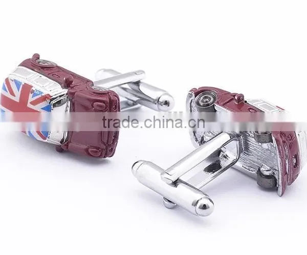 Union Jack Cufflinks,Vintage Union Jack Flag Cuff links, Car Cuff link