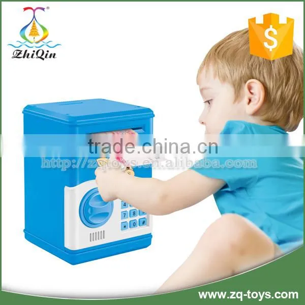 High Quality Kids Plastic Atm Bank Money Saving Boxes Toy photo-2