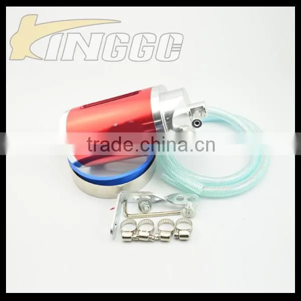 Auto Racing Oil Can Universal Round Aluminium Car Engine Oil Catch Tank photo-3