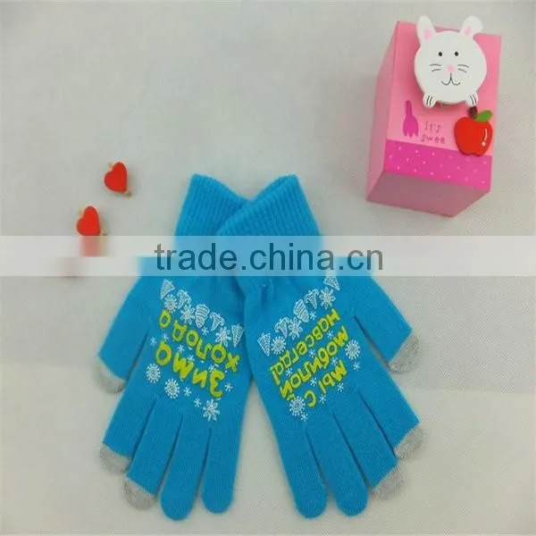 Jaquard Acrylic Winter Touchscreen Gloves for Phone/ipad Quality Choice photo-4