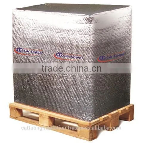 Reflective Bubble Insulation for Thermal Insulated Pallet Covers