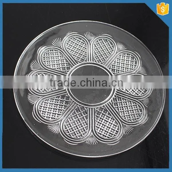 Wholesale Hand Made Round Charger Wedding Glass Plate photo-3