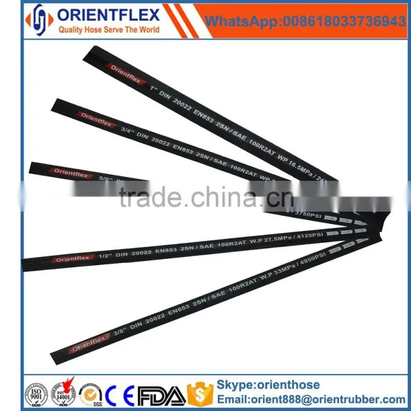 Rubber Hydraulic Hose SAE100 R2 Pipe Factory photo-3
