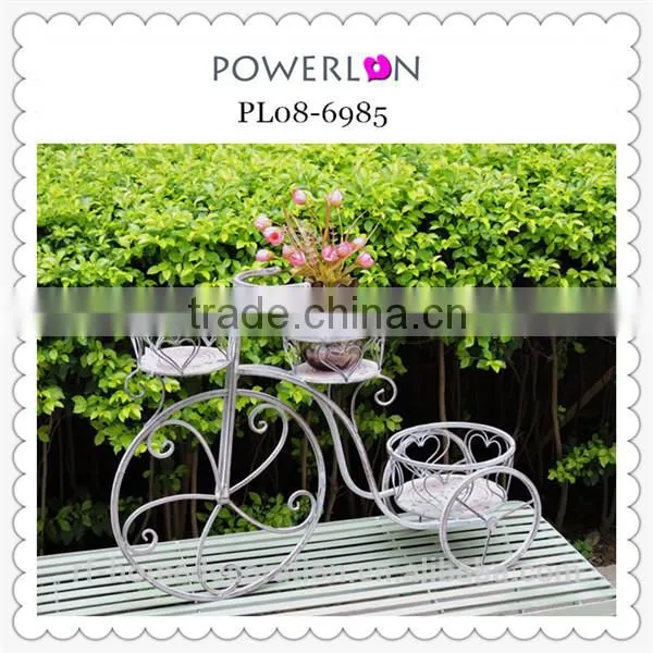 Wrought Iron Bicycle Flower Pot photo-2