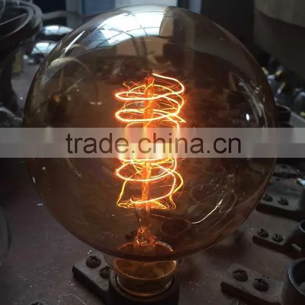Vintage Modern Glass Globe Pendant Light,Thomas Edison Light Bulb,220v-240v 40w photo-4