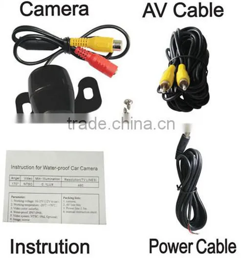 High Resolution 2 in 1 Reverse Camera,170 Degree Backup Rear View Car Reversing Camera photo-4