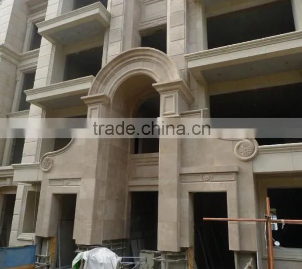Bank Building Facade Decoration Limestone Exterior Wall Designs photo-4