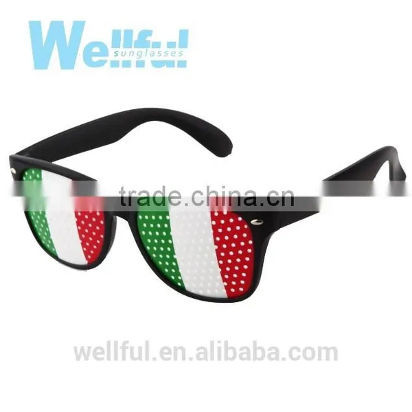 Oem Flag Custom Logo Sticker Pinhole Sunglasses
