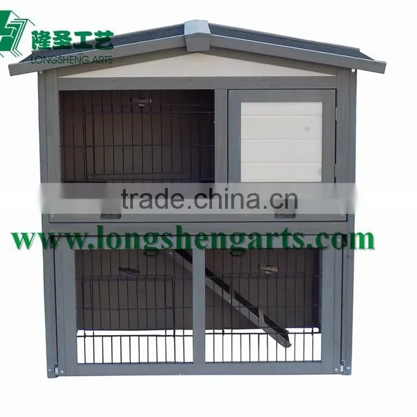 Bunny House Wooden Rabbit Hutch photo-4