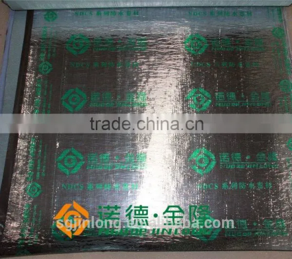 Aluminum Film Self-adhesive Bitumen Waterproof Membrane in Construction photo-5