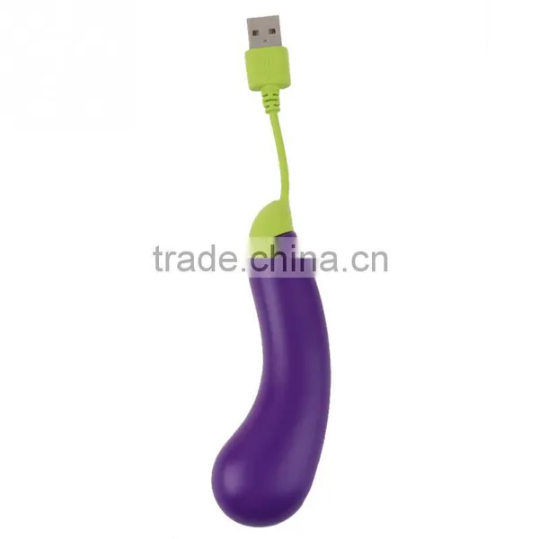 2015 Top Fashion Rushed Usb Hub Charging 1pc Cute Purple Eggplant Hub 4 Port Usb 2.0 Power Adapter For Computer & Networking photo-3