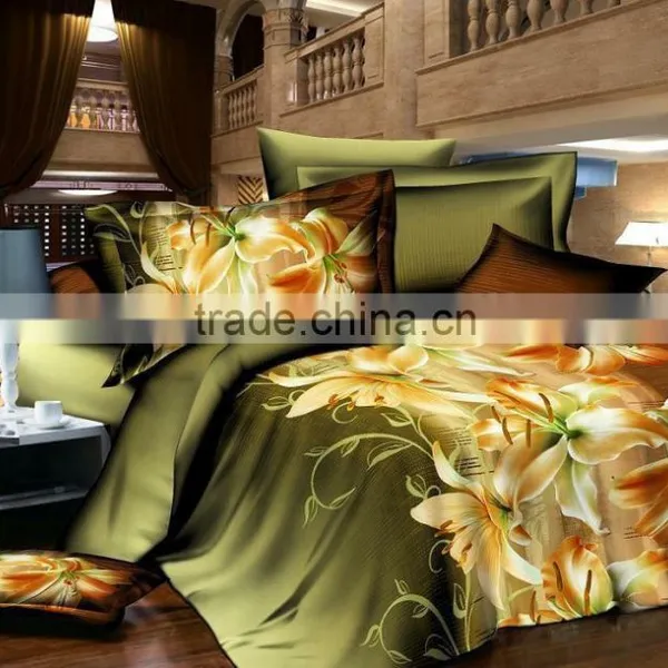 2015 Hot Sale Home Textile and Fashion 3D Printed Bedding Sheet for Custom-made photo-2